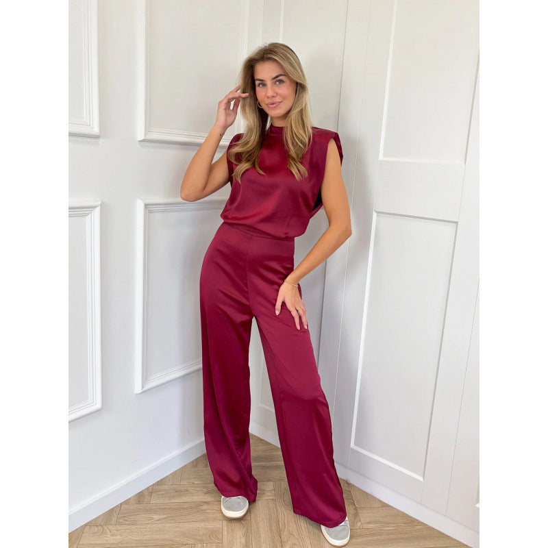 Backless Evening Dress Jumpsuit