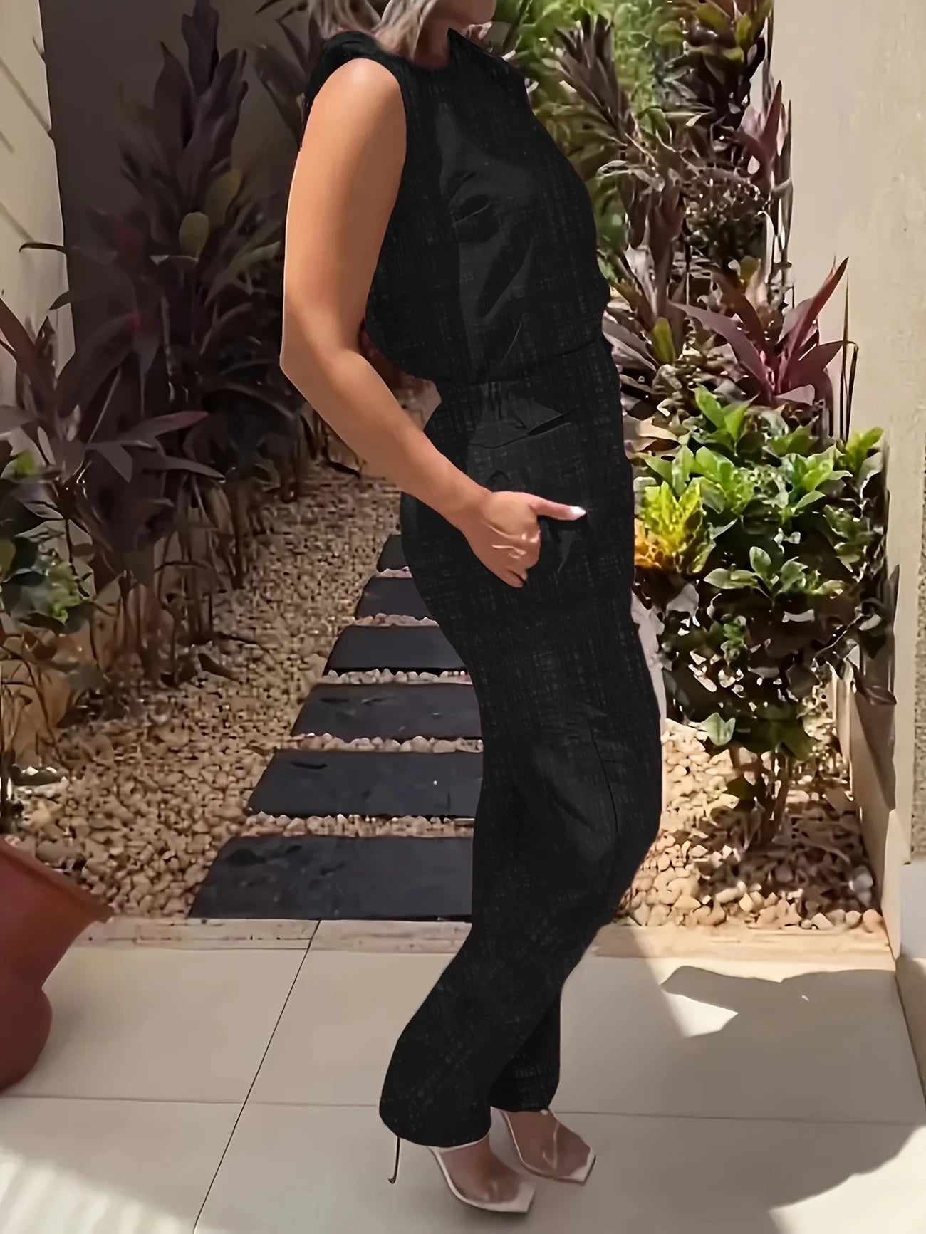 Polyester Fiber Top Pant Set
