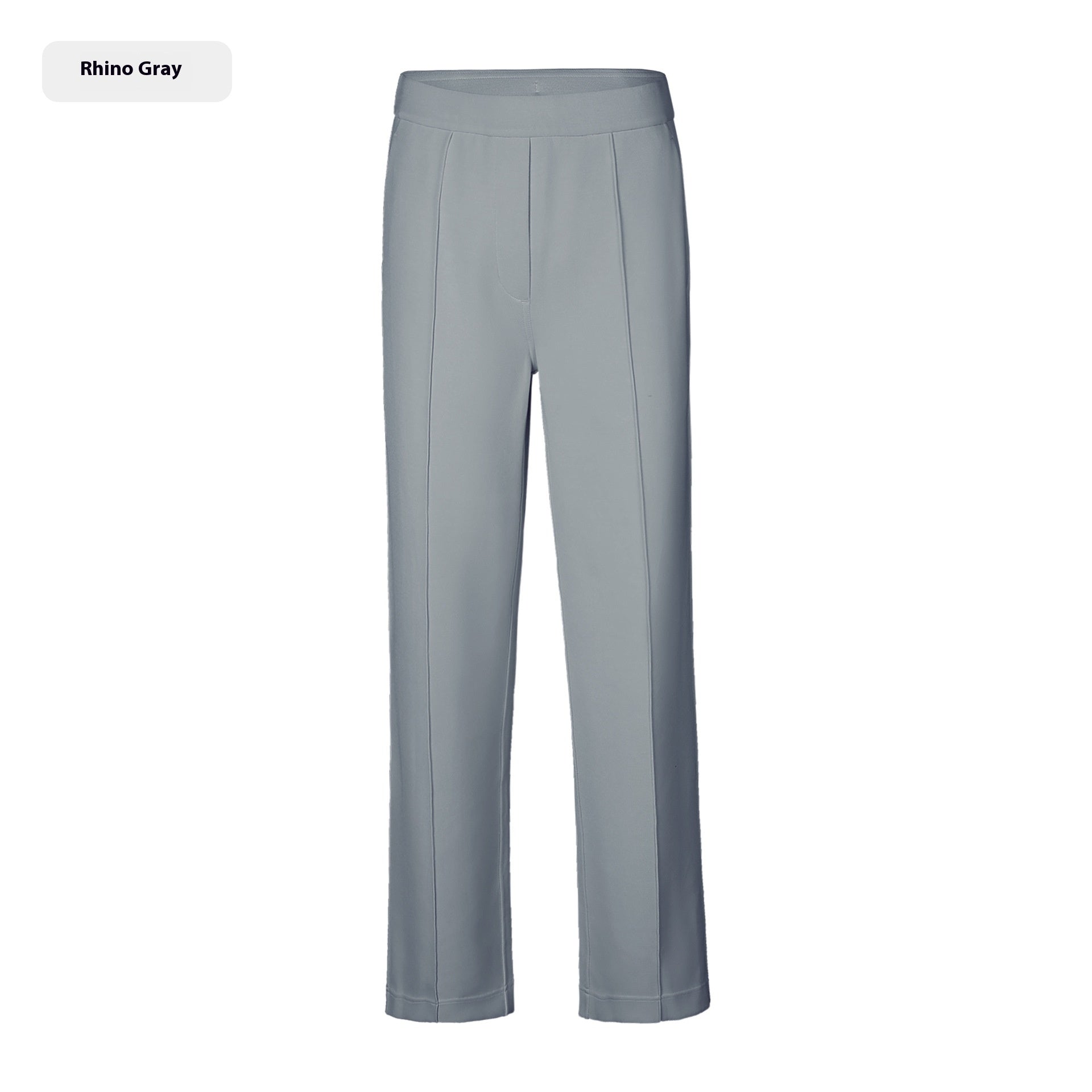 Mid Waist Loose Straight Pants
