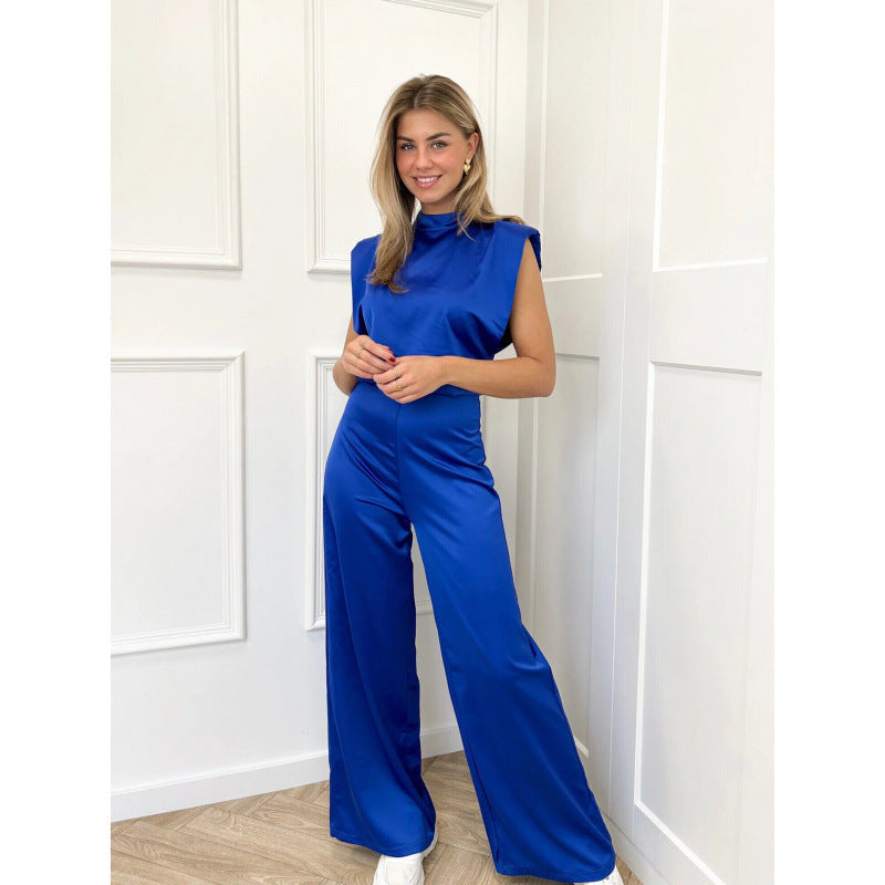 Backless Evening Dress Jumpsuit