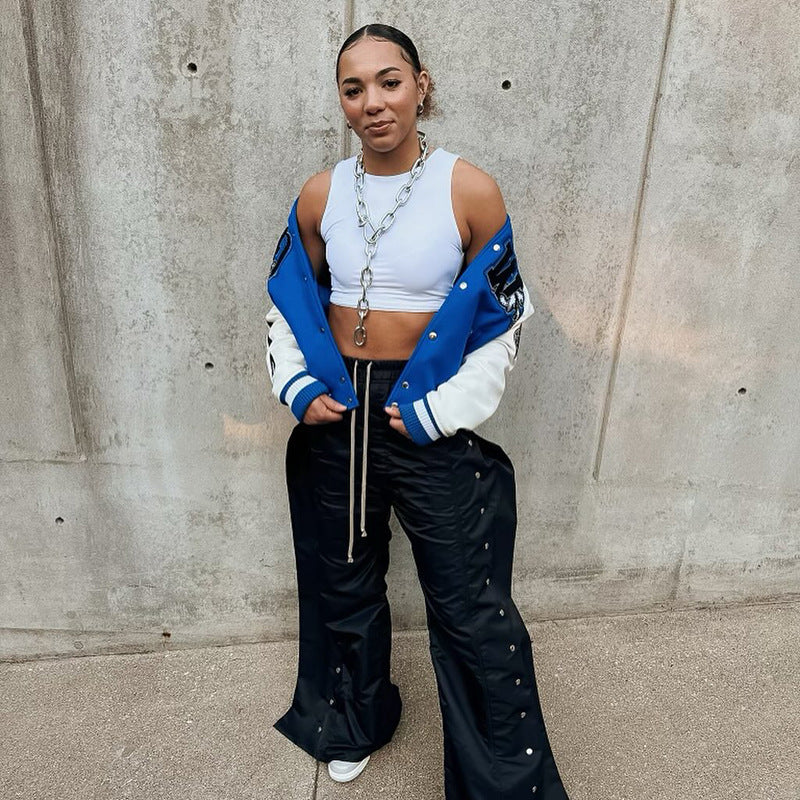 High Waist Breathable Loose Cargo Pants