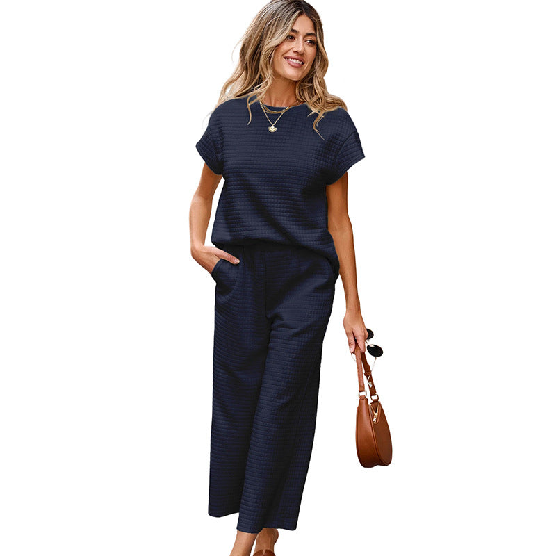European Comfortable Leisure Two-piece Set