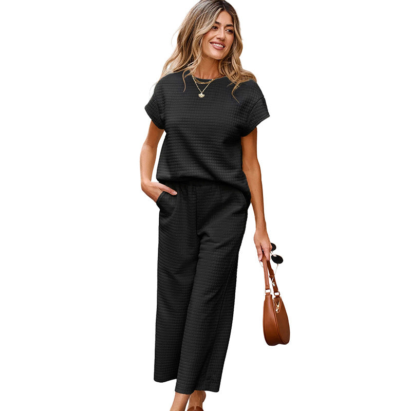 European Comfortable Leisure Two-piece Set
