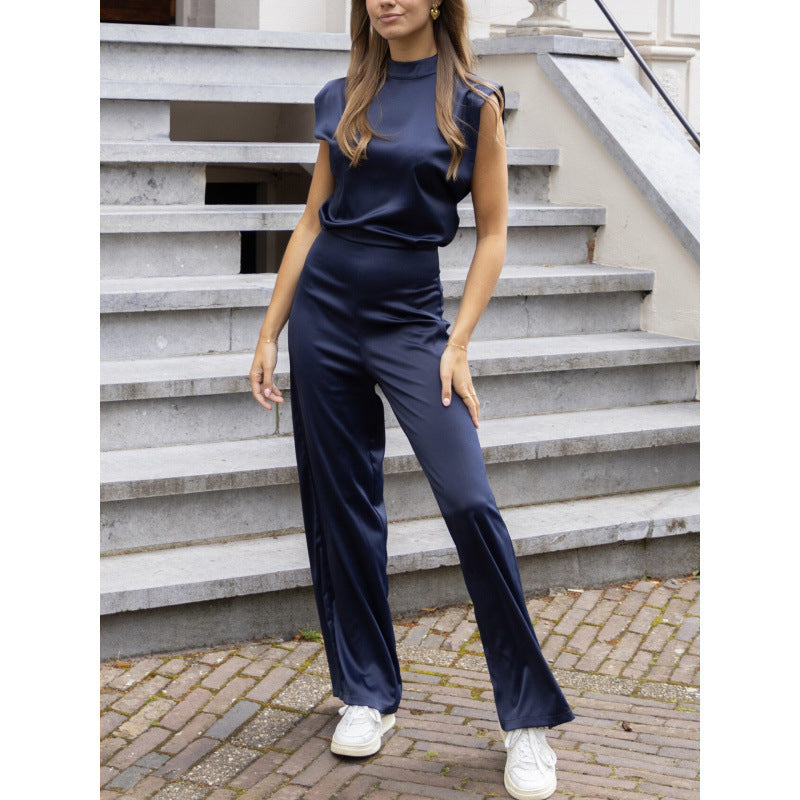Backless Evening Dress Jumpsuit