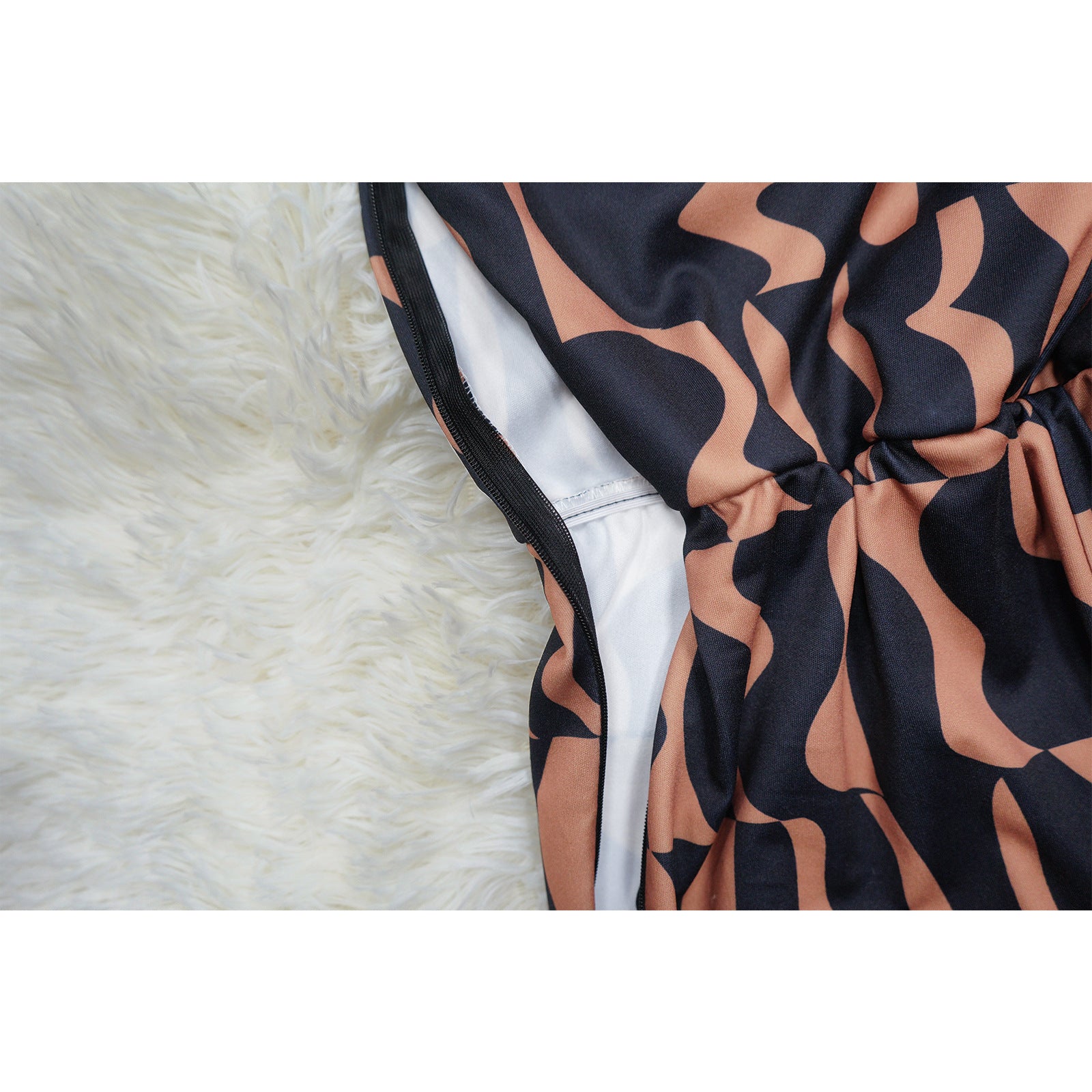Women Long-sleeved Halter Jumpsuit